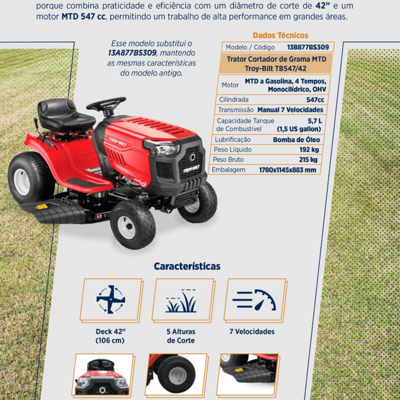 CORTADOR DE GRAMA DIRIGÍVEL